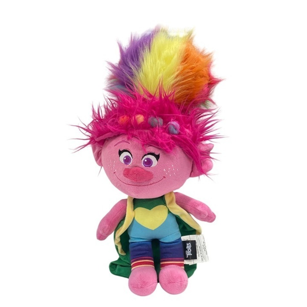 Trolls Plush Poppy Doll‎ Cuddle Pillow Hair 21" Stuffed Toy DreamWorks